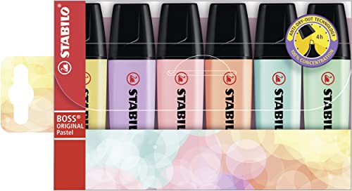 STABILO BOSS Original PASTEL - Marcador - Estuche 6 colores